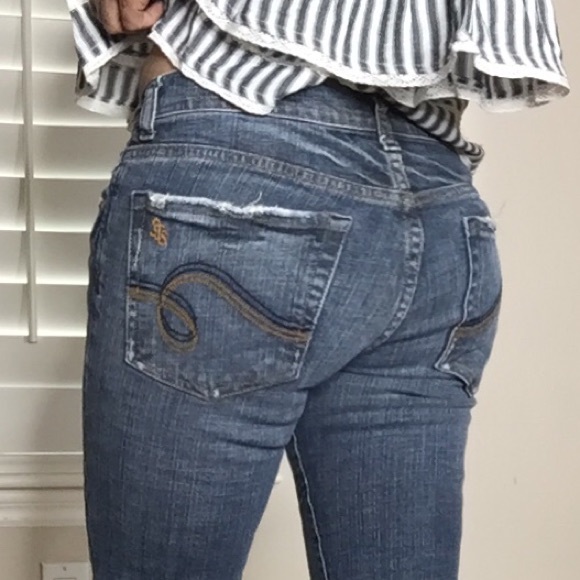 Make offer‼️See Thru Soul Jeans Sz 27 - Picture 3 of 8